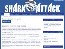 Tablet Screenshot of bccsharks.org